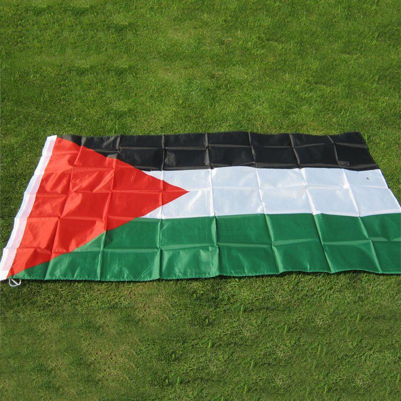 Palestine Flag 150x90cm Large Polyester Freedom Gaza Palestinian Decor Festival