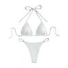 Евро-американский кружевной купальник-бикини треугольник на шнуровке - Сексуальный пляжный купальник