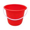 Xihe Red Plastic Round Bucket with Handle