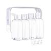 4Pcs Clear Bottles Kit for Toiletries BPA-Free Leak-Proof Refillable Containers for Shampoo Lotion Oils Cream Jars Reusable Travel Accessories