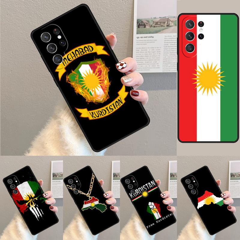 Чехол для телефона Курдистан Курдский Флаг Для Samsung Galaxy S24 S25 Ultra S21 S22 Ultra S10E Note 10 Plus Note 20 FE S23