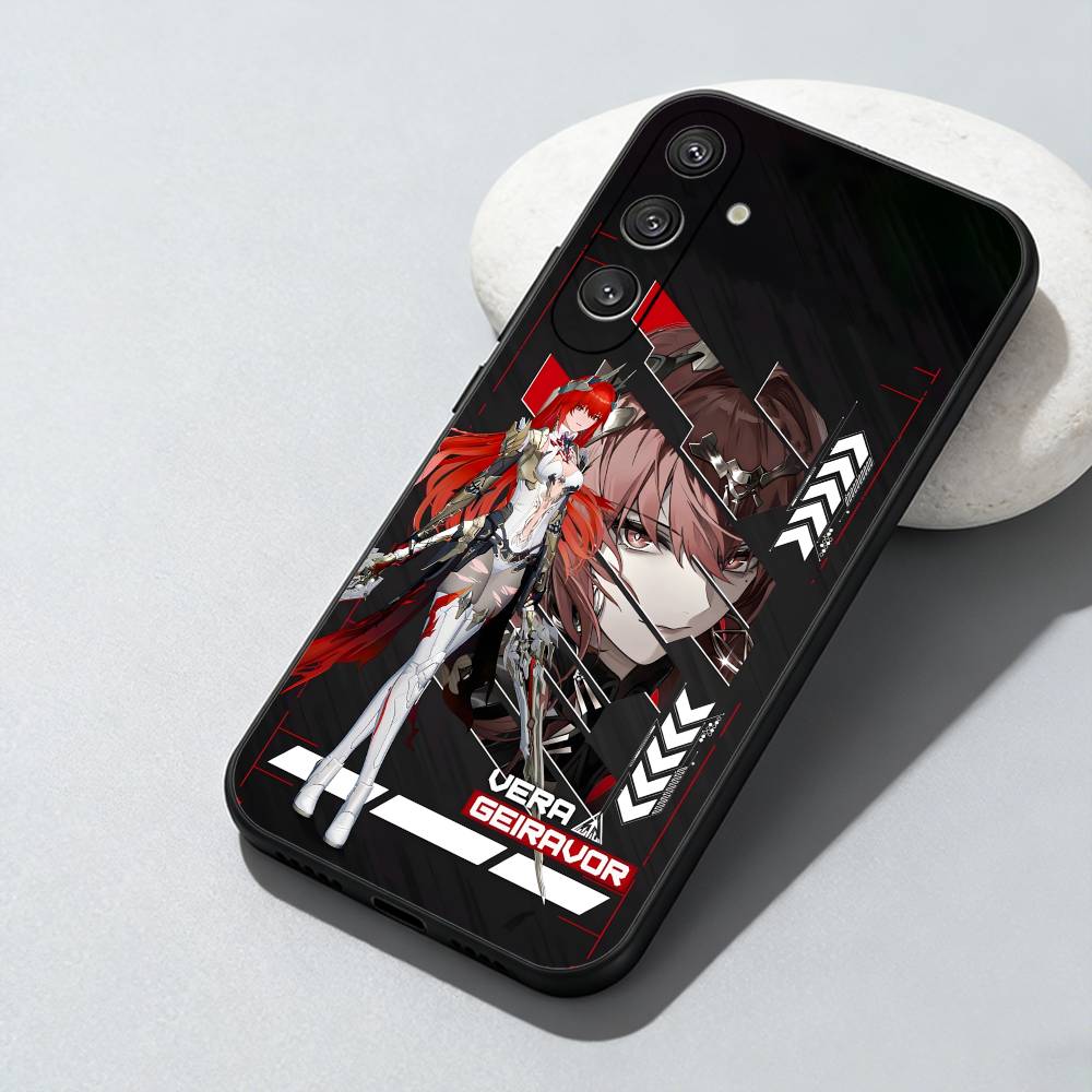 Игровой Чехол для Телефона Punishing Character Collection Для Samsung Galaxy A73, A72, A71, A70, A52, A51 Другие Мягкая Черная Крышка