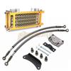 Oil Cooling Motocross Cooler Radiator Oil Cooler Set Monkey Bike For 50 70 90 110 125 140cc Dirt Bike DAX Pocket Bike ATV Motor