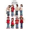 Винтажные расклешенные джинсы-девятиточки для девочек Youyou Girls