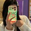 Светящийся чехол для телефона 'Клубничный клевер' для iPhone 14/13/12/11/15/16/17 PROMAX