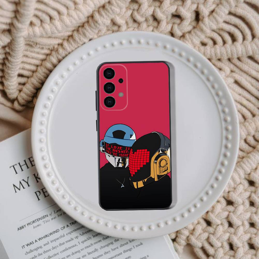 Чехол для телефона Daft Punk для Samsung Galaxy A73,31,32,72,41,53,52,71,22,5G,Note,J7,8,9 Мягкий черный чехол