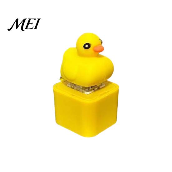 Portable Keychain Toy 1/2Pcs Seagull Mine Button Keychain, Rechargeable Fidget Clicker with Real Pocket-sized Stress Sound & LED Light, Mini