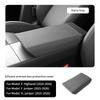 For Tesla Model Y Juniper / Model 3 Highland Silicone Center Console Armrest Box Cover Arm Rest Protector Car Interior Accessory