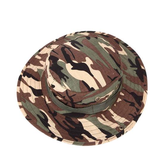 Рыбацкая шляпа с широкими полями, регулируемая солнцезащитная шляпа, камуфляжная шляпа для кемпинга, походная шляпа для рыбалки на открытом воздухе