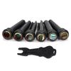 Ebony Guitar Bridge Pins With Bridge Pins Puller Acoustic Guitar Bridge Pins Extractor Tool Guitar Replacement Parts