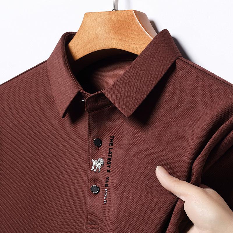 Новые мужские футболки с длинными рукавами на весну и осень для молодежи и людей среднего возраста. Длинные рукава, не требующие глажки и стирания.