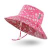 Tots Baby Kids Sun Hat with Adjustable UPF Wide Suitable for Boys and Perfect for Beach and Travel Ami&Li & Hat, Girls' Strap, 50+, Brim, Girls, Play,