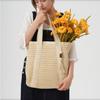 Versatile Straw Woven Bag Women's Woven Woven Bag Large Capacity Tote Bag Shoulder Vacation Beach Bag