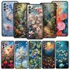 Чехол для телефона с масляной живописью цветов для Samsung A51 A71 A21S A11 A15 A25 A31 A41 A23 A33 A53 A73 A03S A05S A13 5G A35 A55