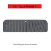 For Tesla Model Y Rear Trunk ABS Protective Pad Antidirty Pad Trunk Hidden Shock Scratch Mat Tailgate Protective Mats Accessorie