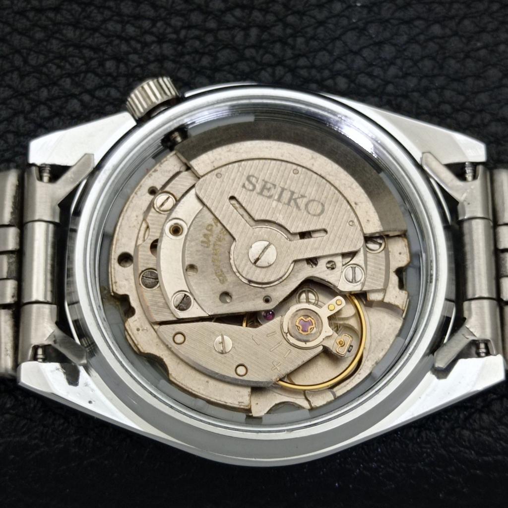 JAPAN VINTAGE REFURBISHED SEIKO 5 AUTOMATIC MENS BLACK DIAL WATCH A440548-9 Sk-a440548-1