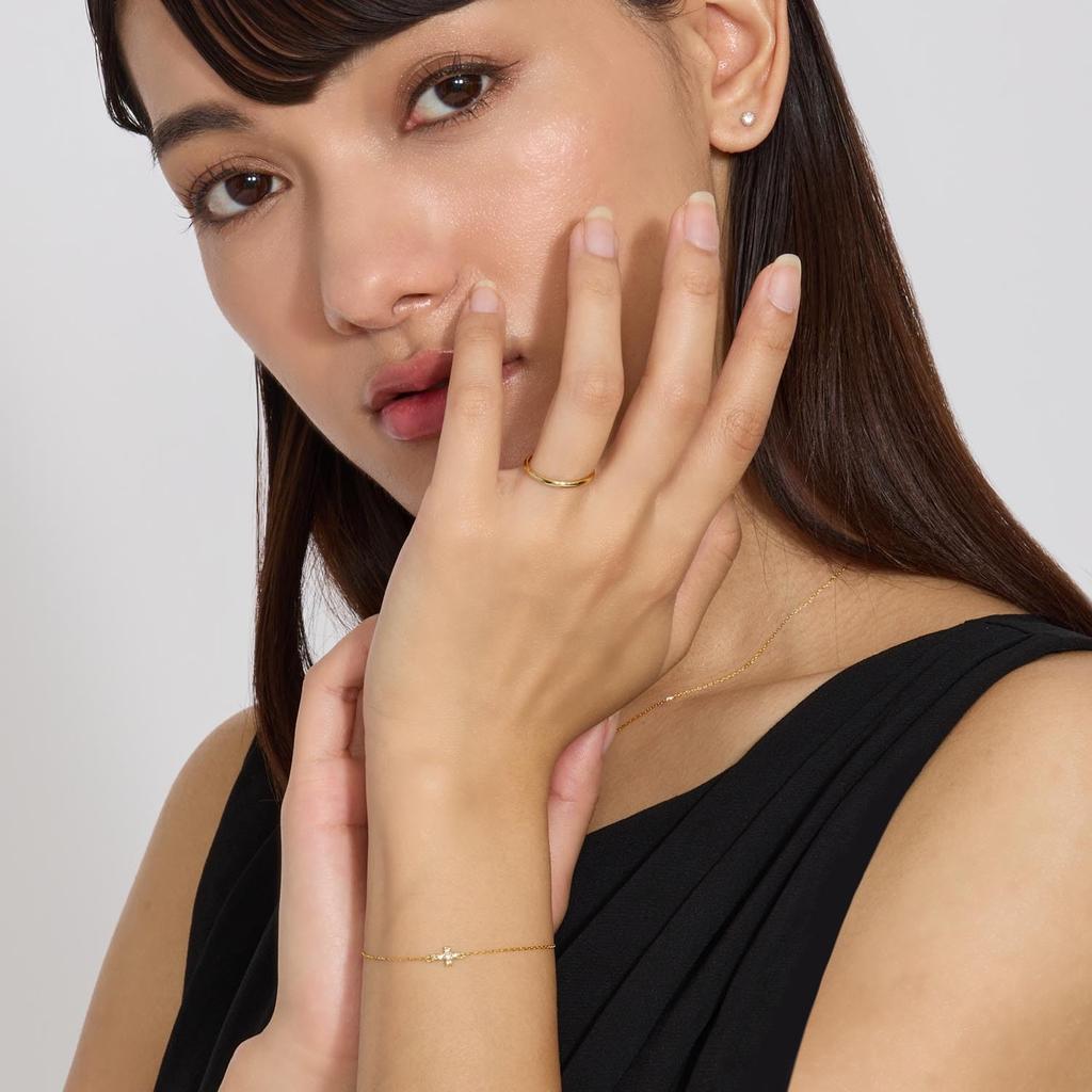 Gold Ring K18 Yellow Gold Round Design Wedding Ring 13 [Lara Christie] No. Lr106-0001-yg-13