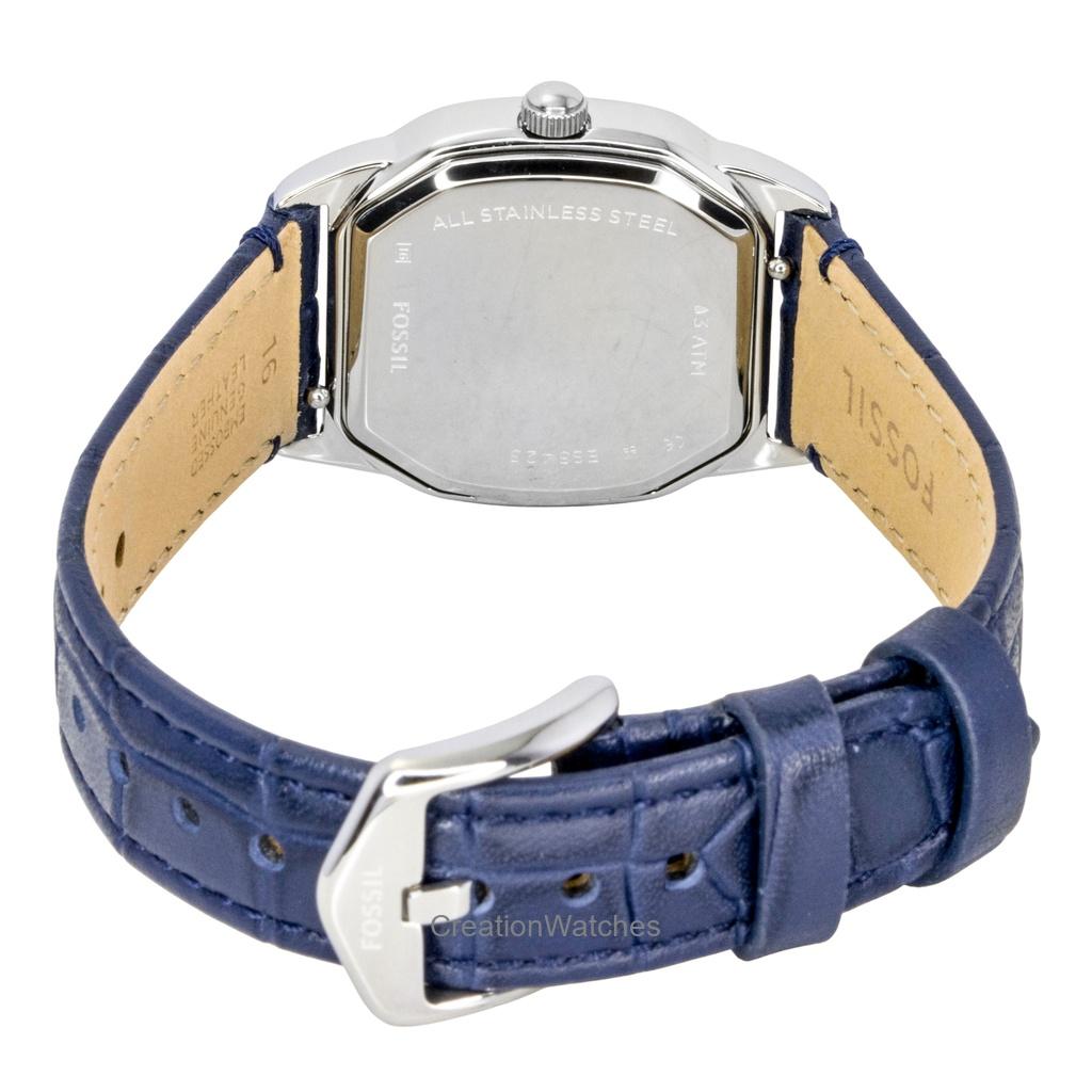 Fossil Женские часы Harlow Croco Leather с кремовым циферблатом, кварцевые, ES5425