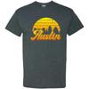 Austin TX Retro Skyline Sunset - Home State Pride Summer T Shirt