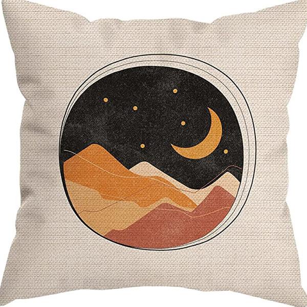 Абстрактная наволочка цвета Моранди, Минималистичная декоративная наволочка, Абстрактная эстетика, Подушка для дивана, Чехол для подушки