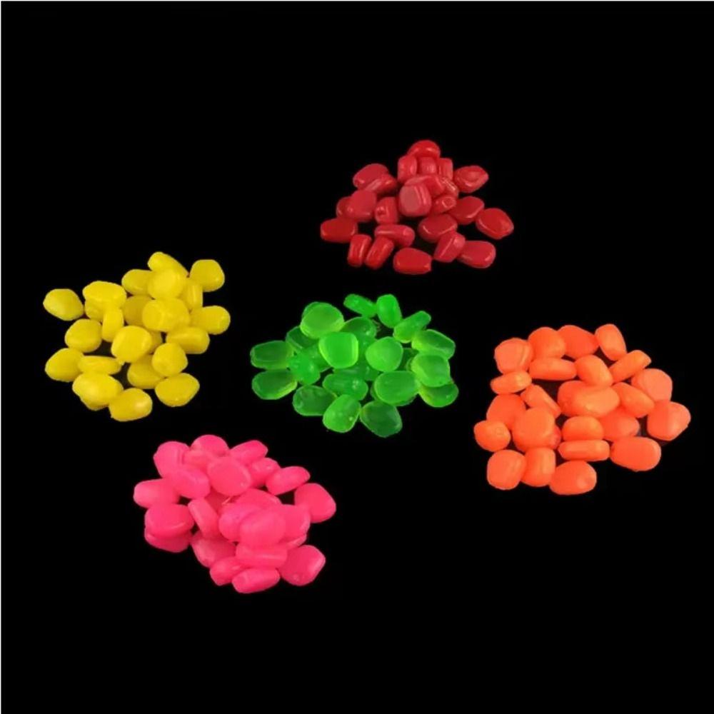 100PCS PVC Fishing Baits 1cm 0.3g Hinged Lures Vibrant Floating Baits Outdoor Fishing
