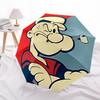 1PC Popeye Automatic Open/Close Folding Cute Umbrella, Windproof 8 Ribs Construction, Lightweight Travel Umbrella 007
