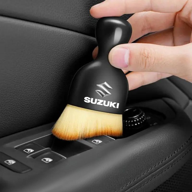 Мягкая щетка для чистки салона автомобиля, удалитель пыли, автоаксессуары для Suzuki Jimny Swift V Strom 650 Ignis Alto DZire Swace Across Kizashi