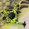 10 Wraps Lemon Yellow Letter Tattoo Coils Machine Professional Electroplated Iron Frame Tattoo