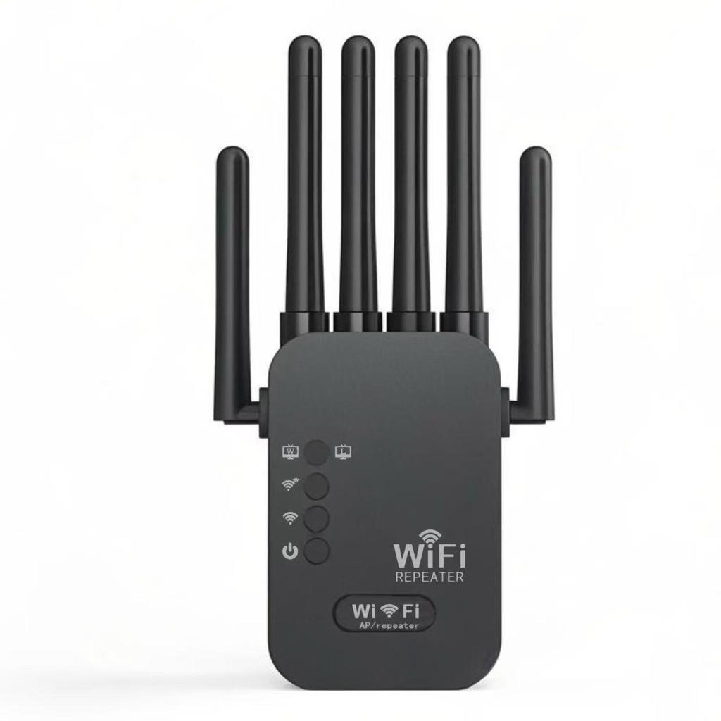 Двухдиапазонный усилитель WiFi сигнала 1200 Мбит/с с функцией роутера AP (2,4 и 5,8 ГГц)