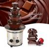 Chocolate Fountain, 4 Tiers Electric Melting Machine, Fondue Pot Set, for Chocolate Candy, Ranch,