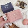 Bowknot Bow Coin Purse Portable Cosmetic Bag Square Sanitary Napkin Storage Bag  Travel