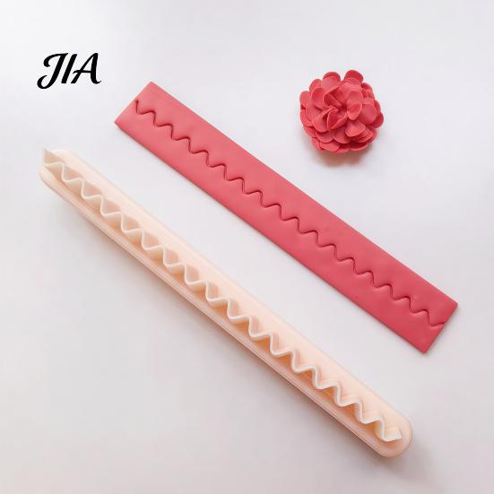 Clay Jewelry Making Supplies Polymer Petal Tool, Flower Line Cutter to Make 3D Stripe Tool Flowers, for Making, DIY Crafting Projects