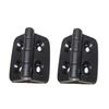 10Pcs Door Hinges plastics Black Door Bearing Butt Cabinet ABS Hinge Home Furniture Hardware Door Hardware