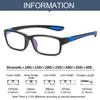 Flexible TR90 Sports Reading Glasses for Men Women Office Anti Blue Light Readers Eyewear Eye Protection Presbyopia Eyeglasses