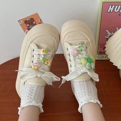 Женские вулканизированные туфли, модные, с широким носком, на шнуровке, из дышащего парусинового кроссовка, симпатичная обувь для ходьбы для студентов, Sapatos Feminino