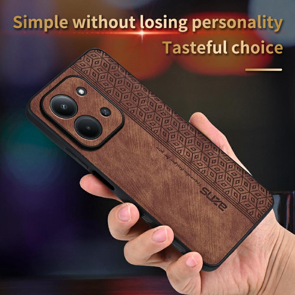 Защитный чехол AZNS для Xiaomi Redmi 15C 5G (США) (173мм)/4G (США) (173мм)/Poco C85 4G (173мм) Чехол для телефона из ТПУ с покрытием из ПУ кожи