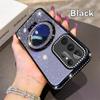 KEYSION Магнитный чехол для телефона с блестками и драгоценностями для Samsung Galaxy S25 Ultra 5G S24+ Plus S23 FE Чехол-подставка с зеркалом для макияжа Противоударный чехол