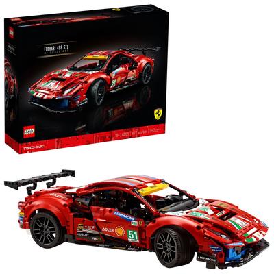 LEGO Technic Ferrari 488 GTE AF Corse 42125 Игрушечный блок Подарочный STEM Образовательный автомобиль Автомобиль Мальчики Взрослые #51