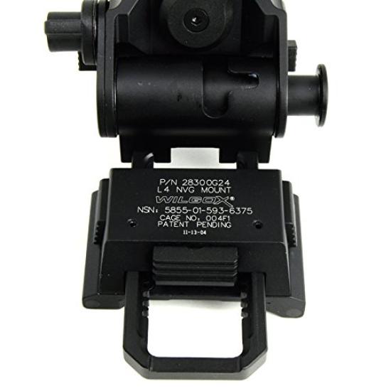 Крепление для ночного видения NB L4G24, металлическое, черное (Касательно шлема)