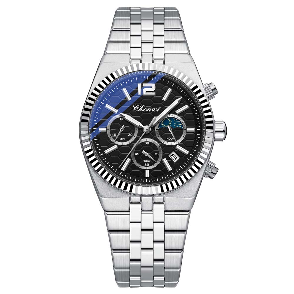 CHENXI New Multifunctional Men's Watch Stylish Water-Resistant Quartz Wristwatch Date Wristwatch Male Gift Relogio