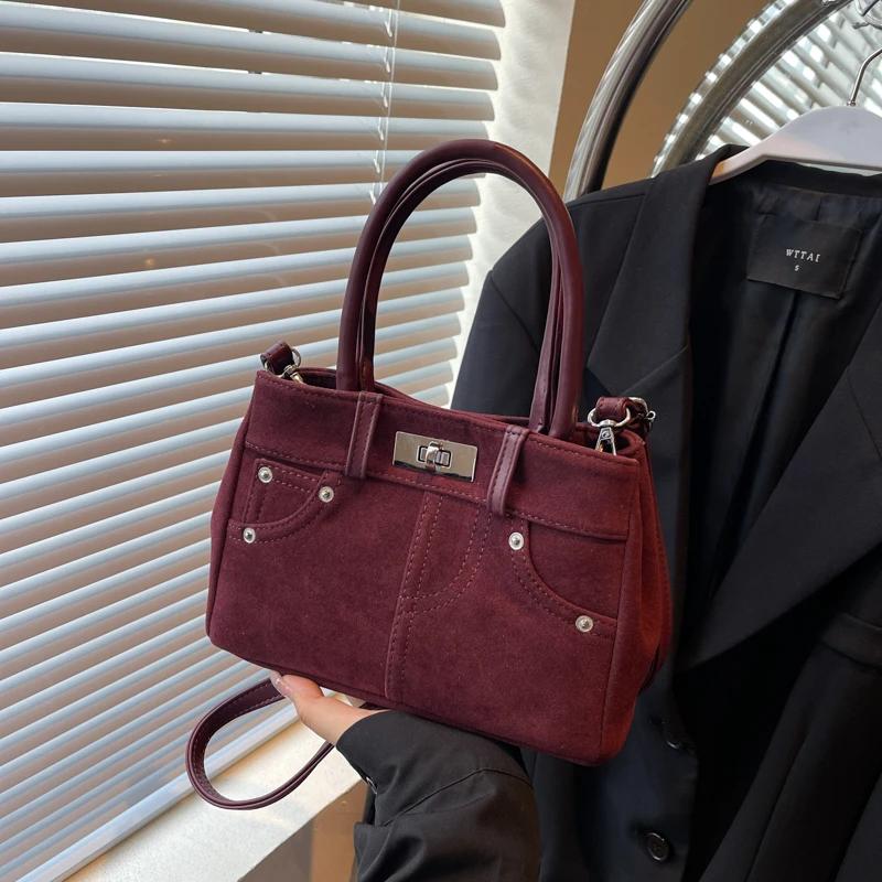 Матовая винтажная женская сумка маленькая квадратная сумка премиум-класса новый модный тренд