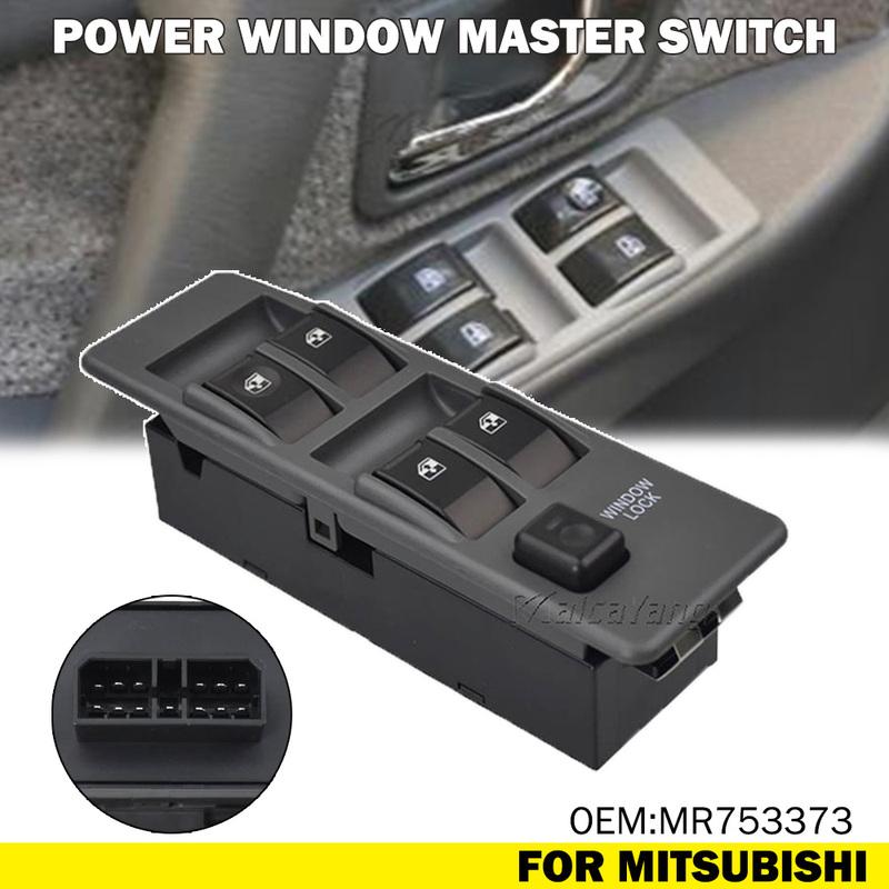 Electric Master Power Window Lifter Control Switch For Mitsubishi Pajero 1990-2003 MB781916 MR731813 Glass Regulator Button