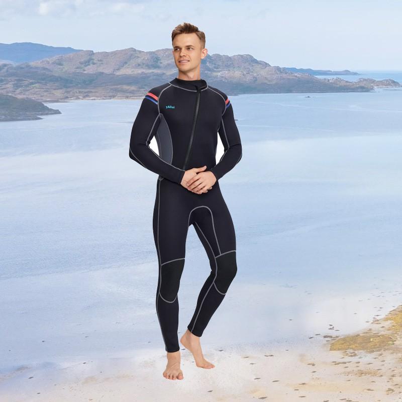 3mm Neoprene Fullsuit Wetsuit Men Women Warm Surfing Diving Snorkeling Winter Swimming Fall Use
