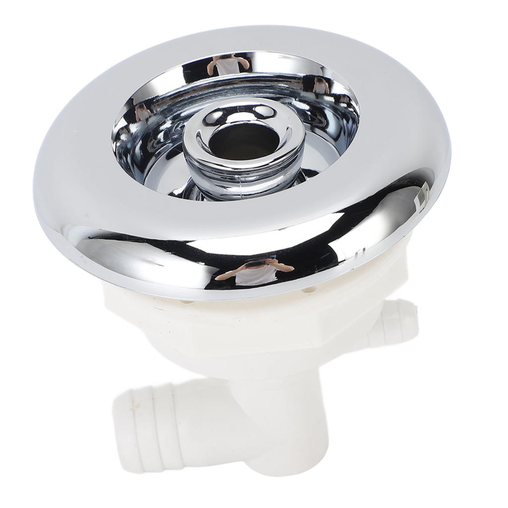 Massage Tub Jet Nozzle Adjustable Slick Appearance Stainless Steel and PVC Water Outlet Pool Jet Nozzle