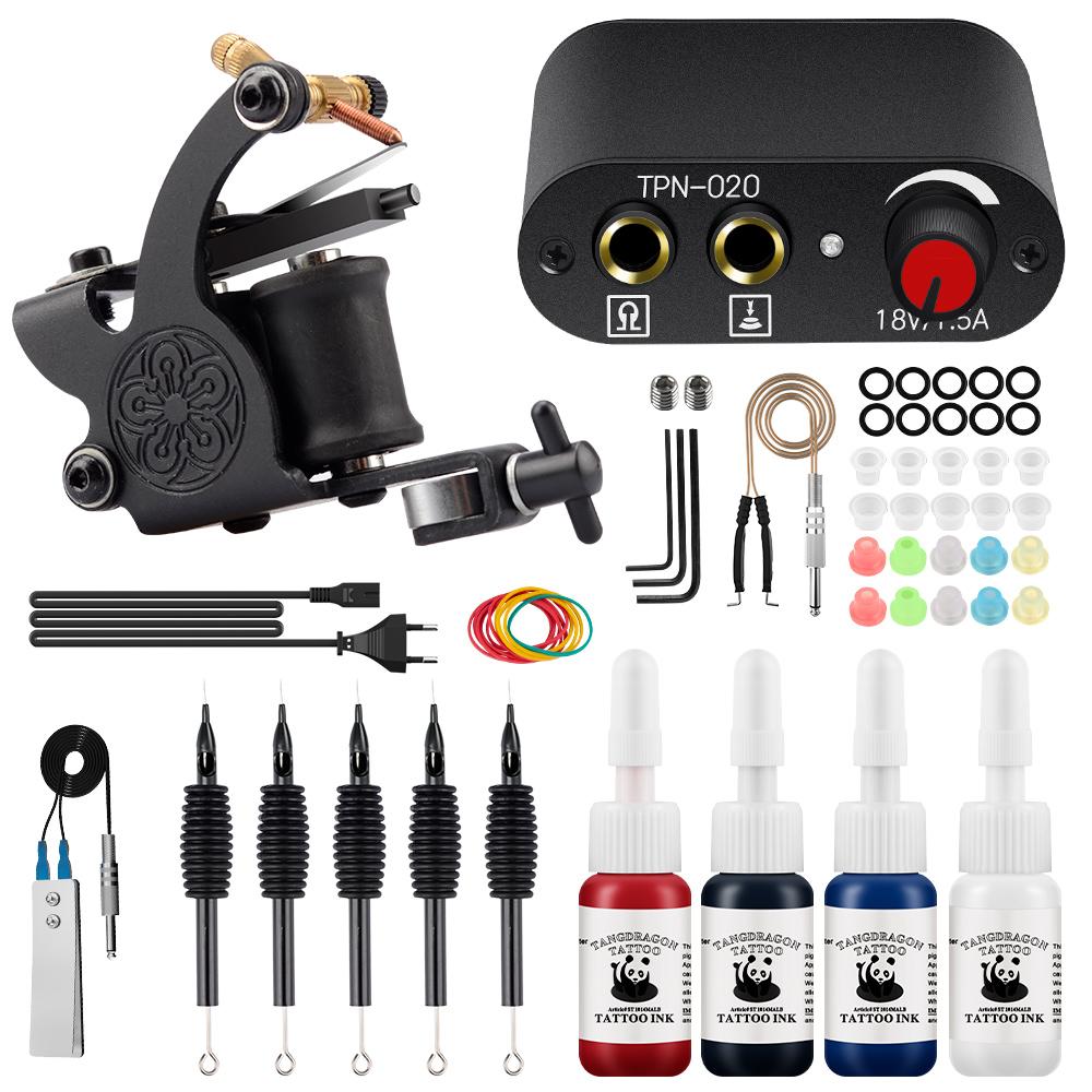 Набор тату-машинок PHOENIXY с иглами питания и чернилами для боди-арта
