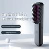 Hair Straightener Brush 3 Temp Adjustable Fast Heating Rechargeable Cordless Negative Ions