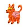 6PCS Wooden Coaster Cute Insulation Non-Slip Design Puppy Shape Thermal Durable