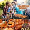 Thickened Outdoor  Barbecue Grill Space-saving Grill Rack Camping Folding Carbon Grill  Camping