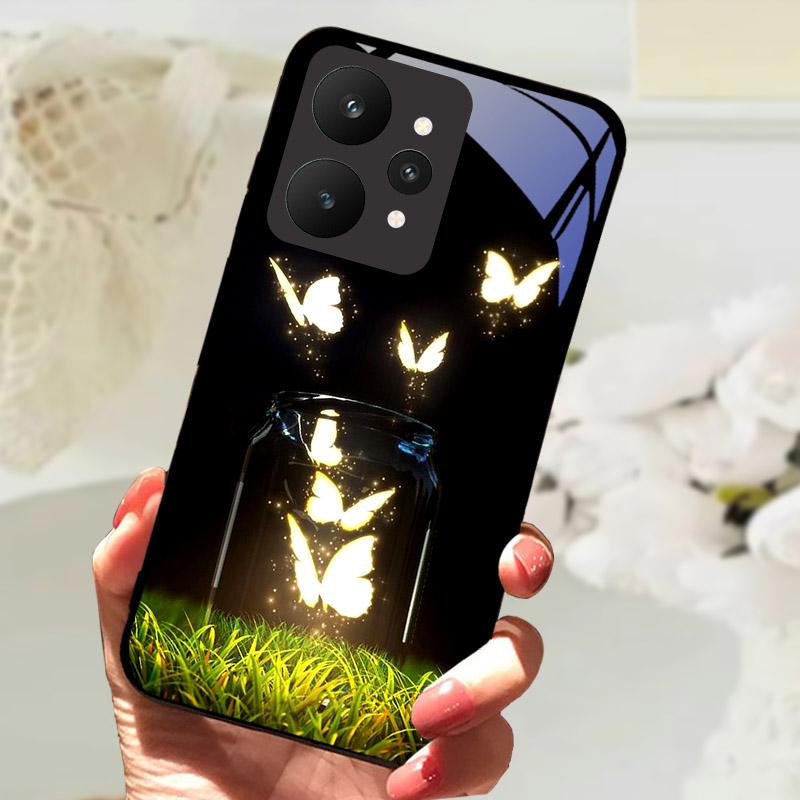 Ударопрочный Чехол Для Телефона Realme 15 5G Чехол RMX5106 RMX5105 Чехлы Из Закаленного Стекла Для Realme15 Fundas Роскошный Защитный Корпус