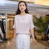 Silk Shirt Women's Casual Wear New Mulberry Silk Top Straight Silk Pants